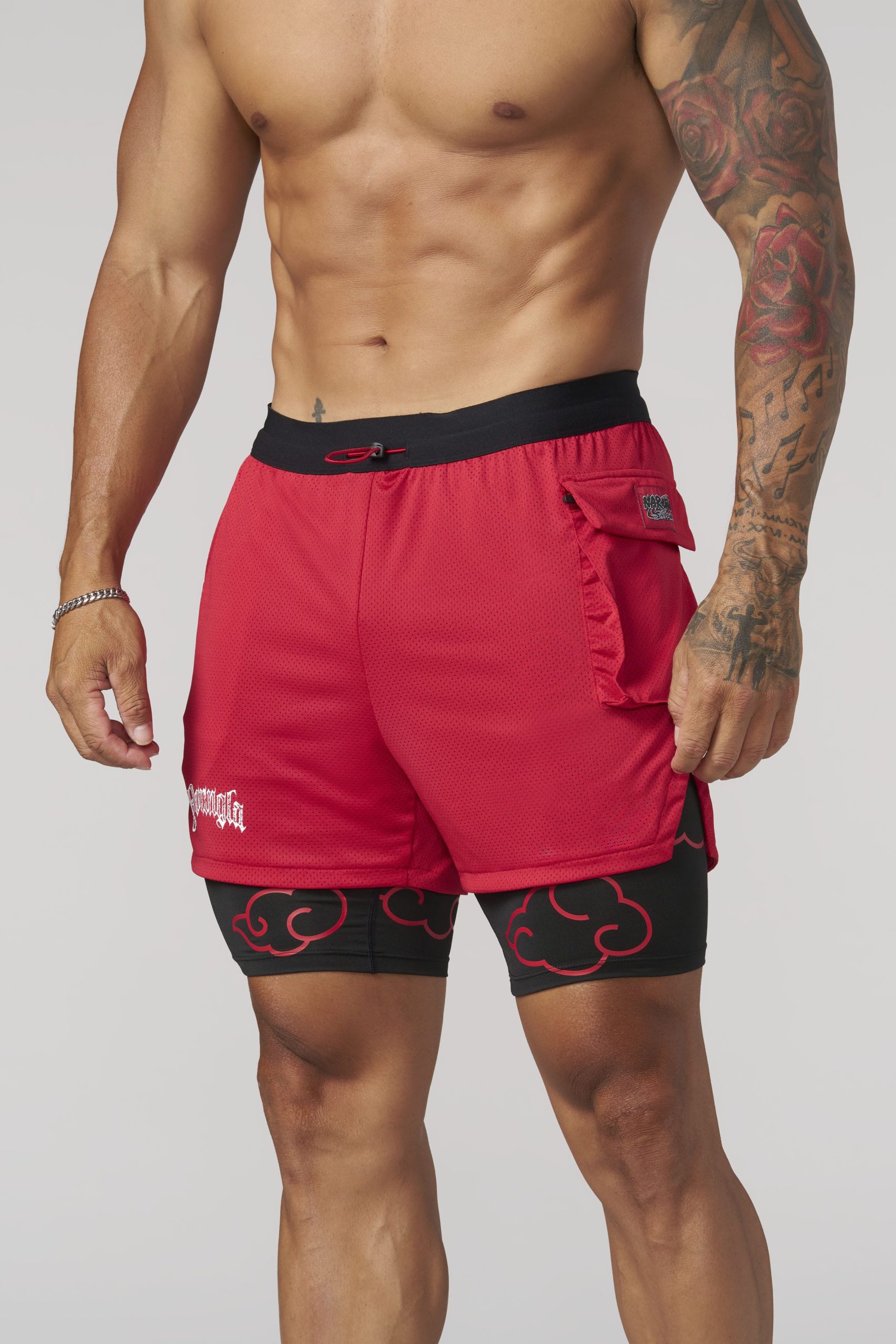 1094 - Naruto Compression Shorts - Image 2
