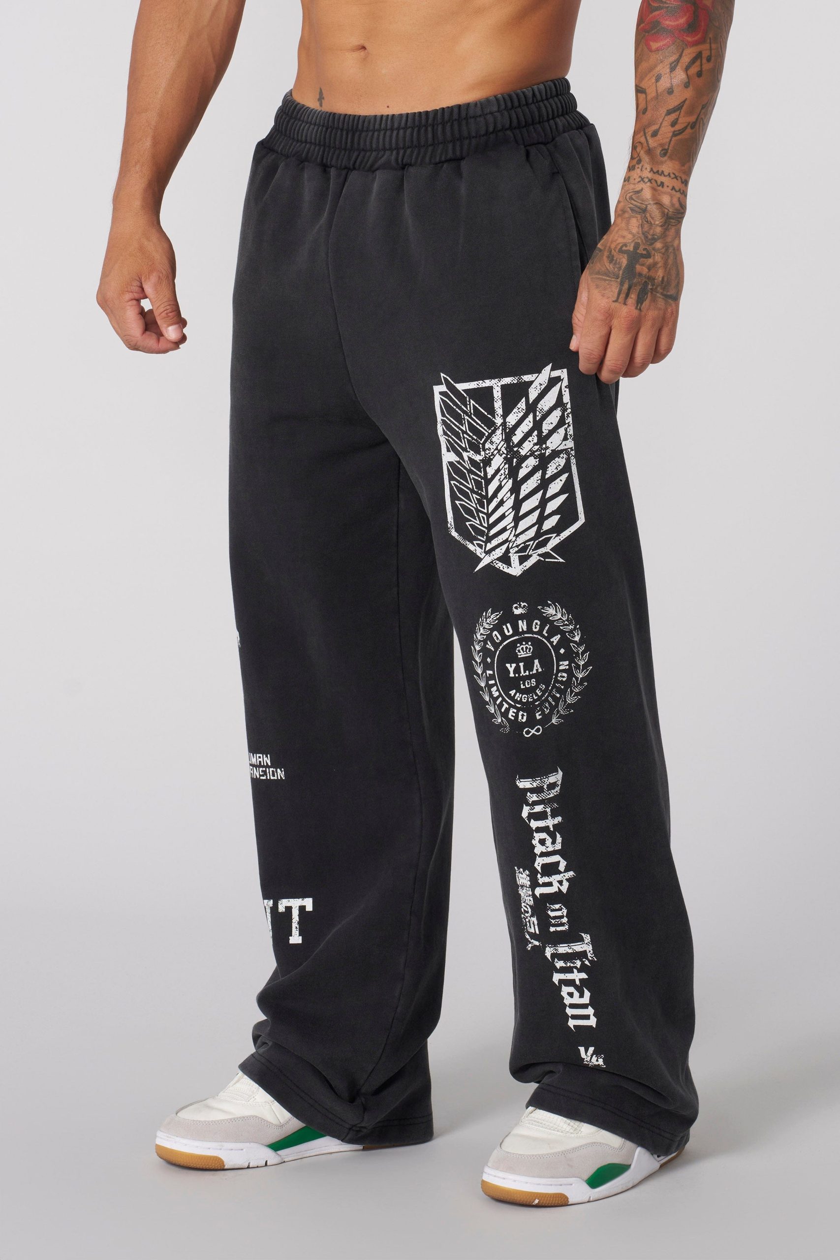 2128 - AOT? x YLA Baggy Joggers - Image 8