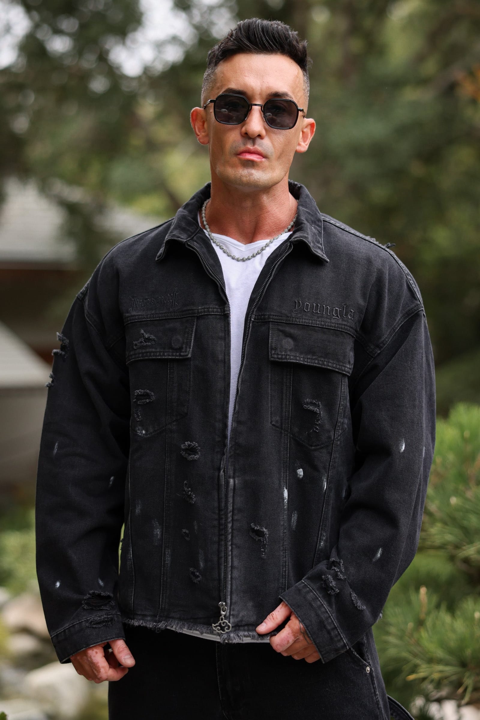 5133 - Naruto Distressed Denim Jackets - Image 5