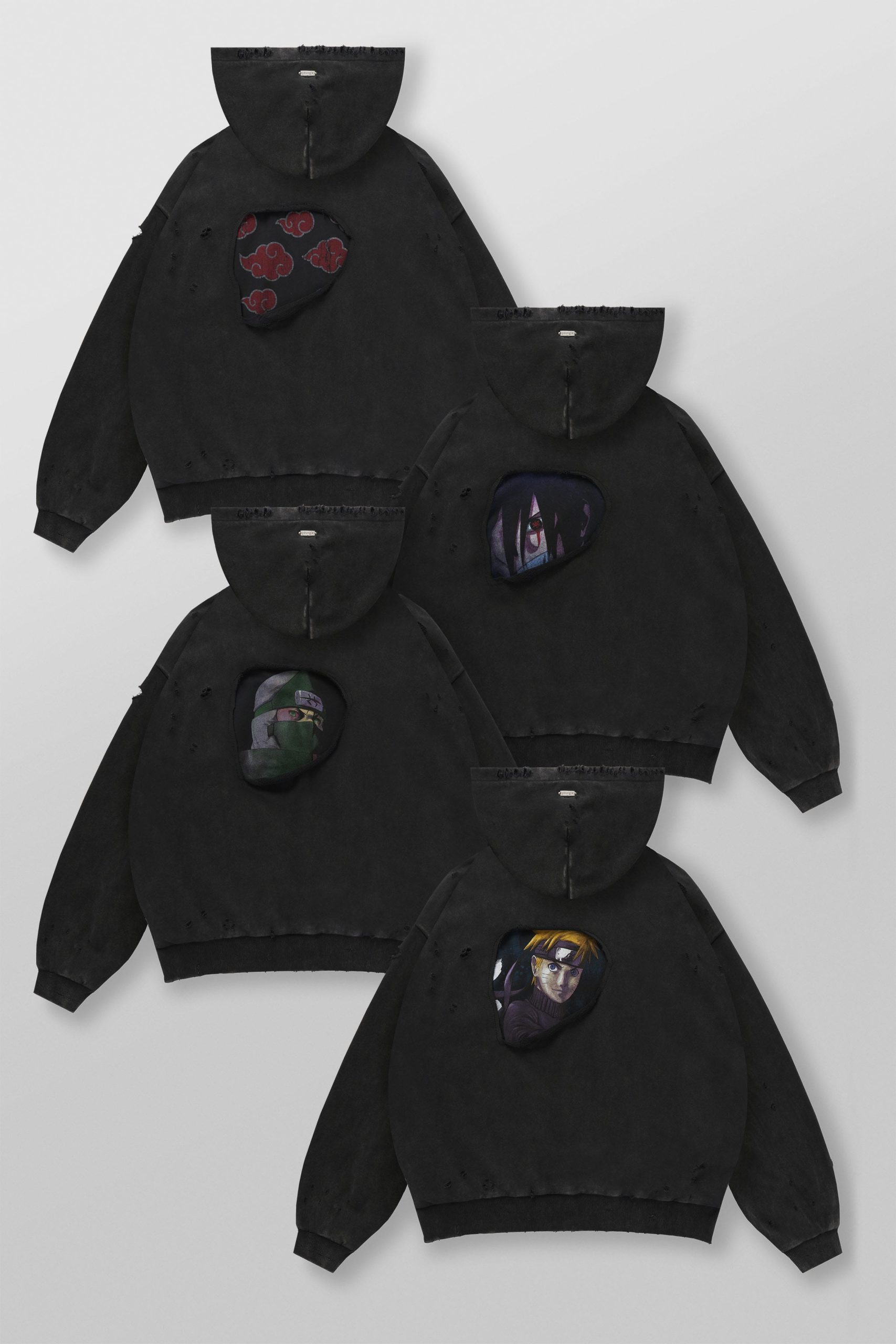 5073 - Naruto Peek Through Hoodies
