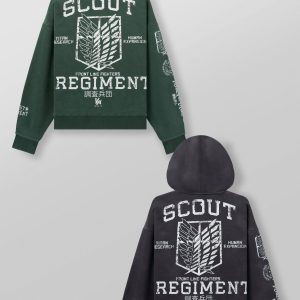 5138 - AOT?  x YLA Zip-Up Hoodies