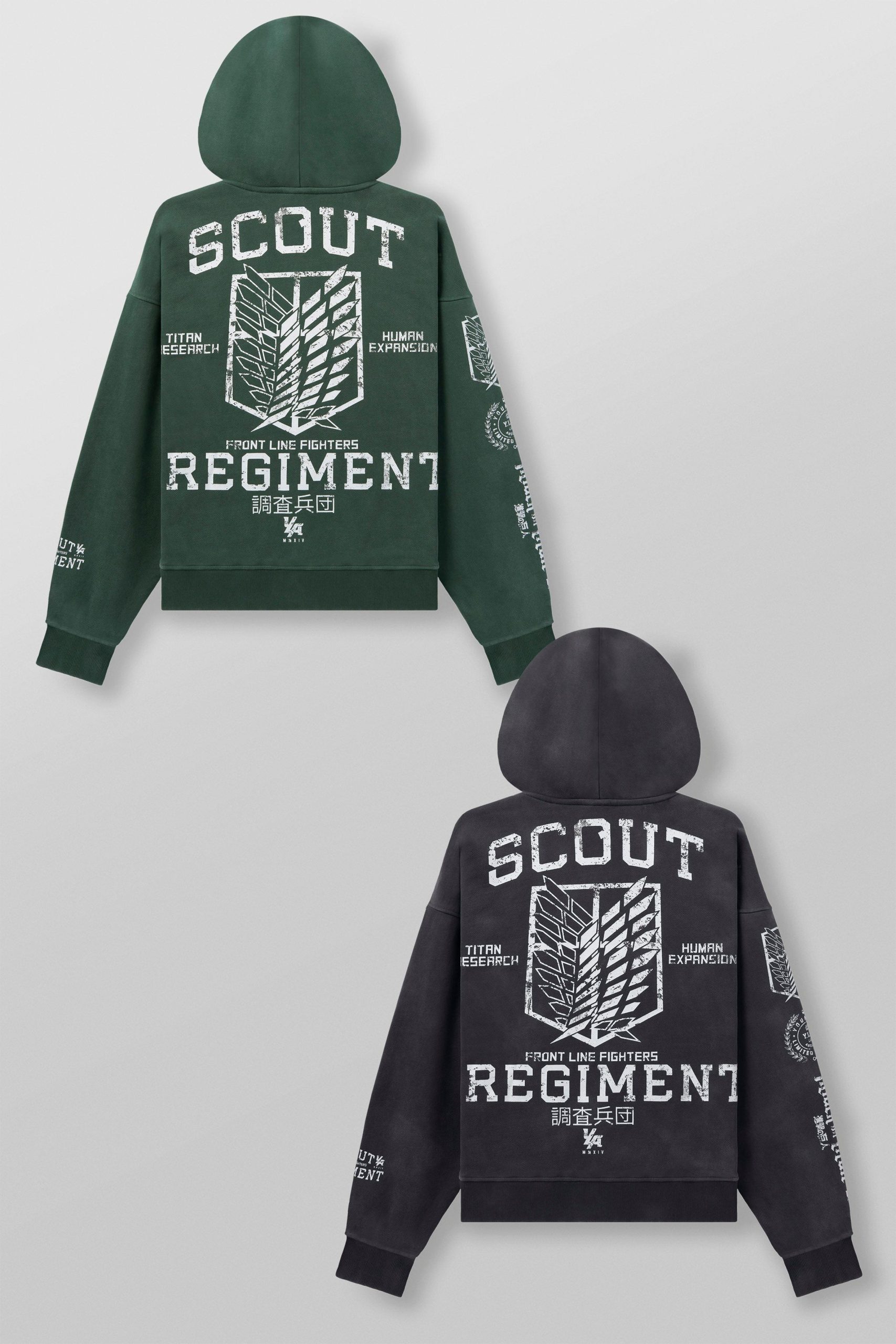 5138 - AOT? x YLA Zip-Up Hoodies
