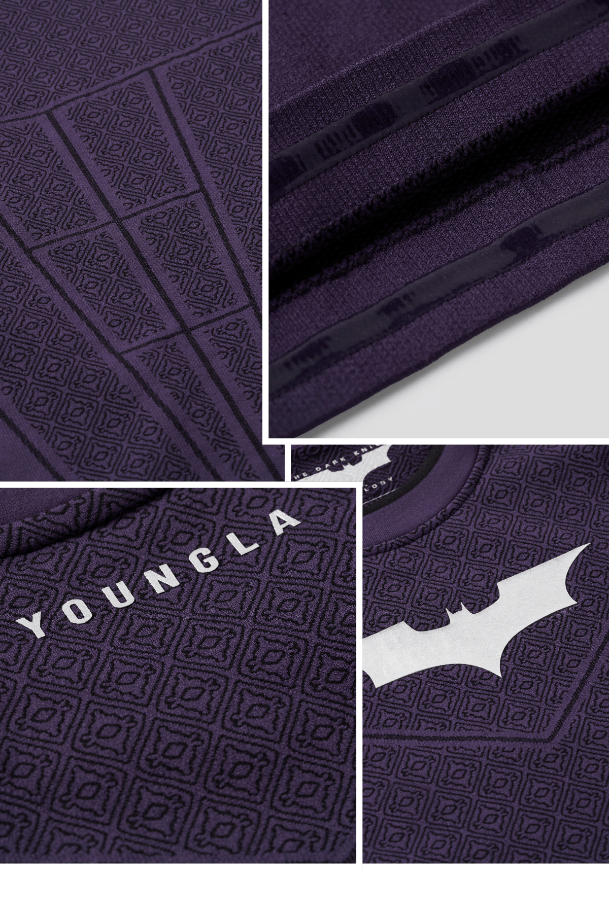 8004 - Batman Compression Longsleeves - Purple Limited Edition - APP ONLY - Image 6