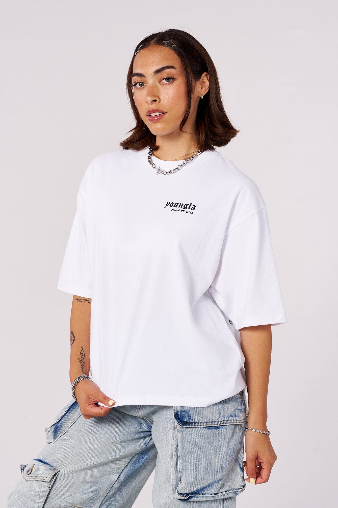 4186 - AOT? x YLA Cropped Tees - Image 6