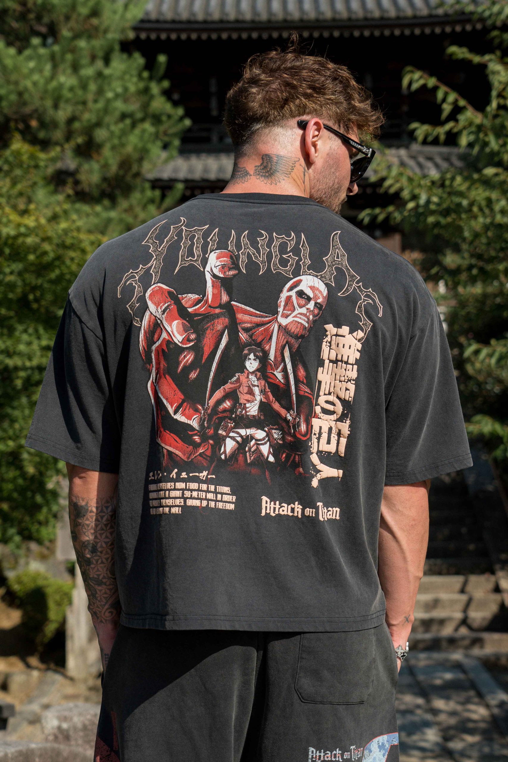 4186 - AOT? x YLA Cropped Tees - Image 2