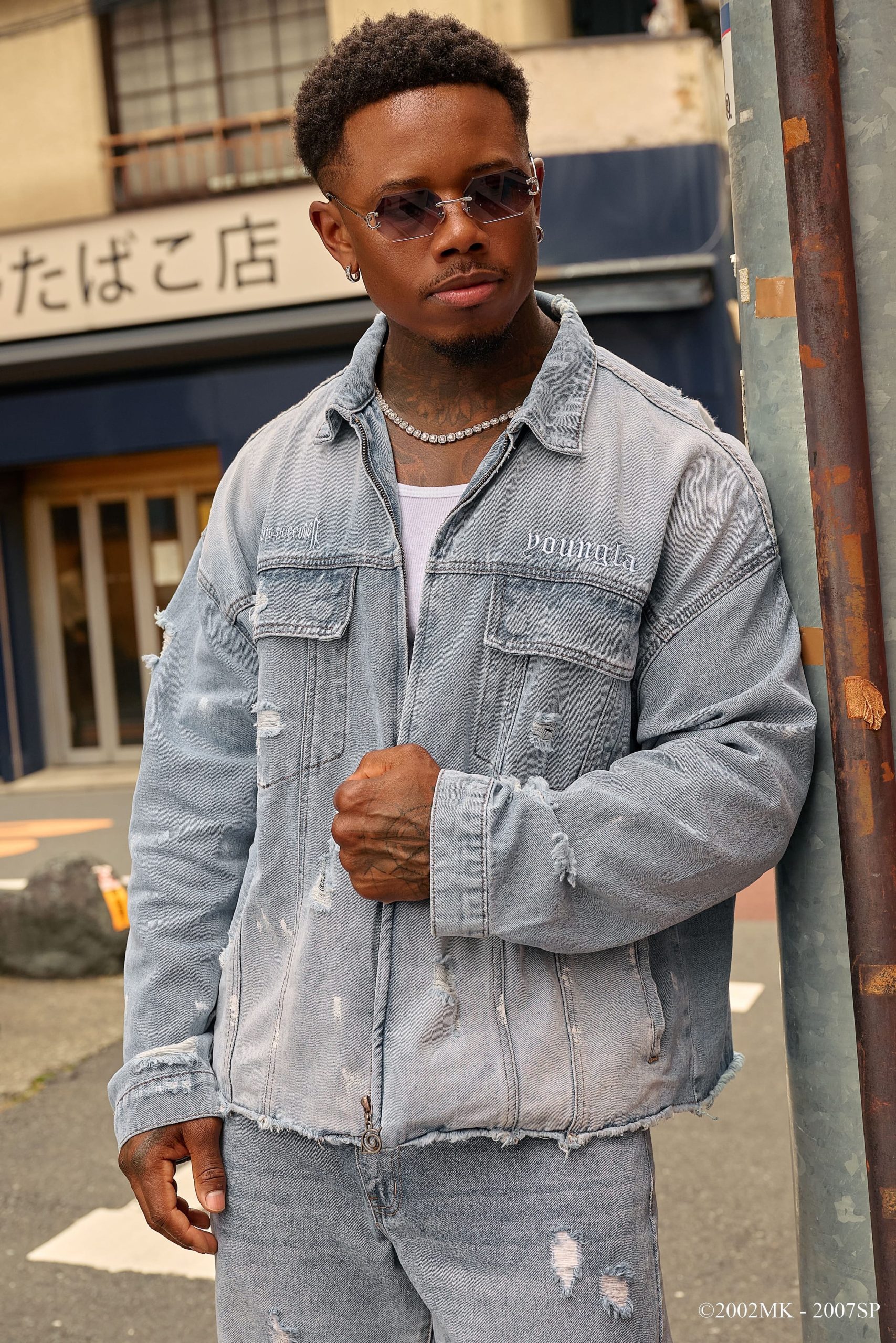 5133 - Naruto Distressed Denim Jackets - Image 2