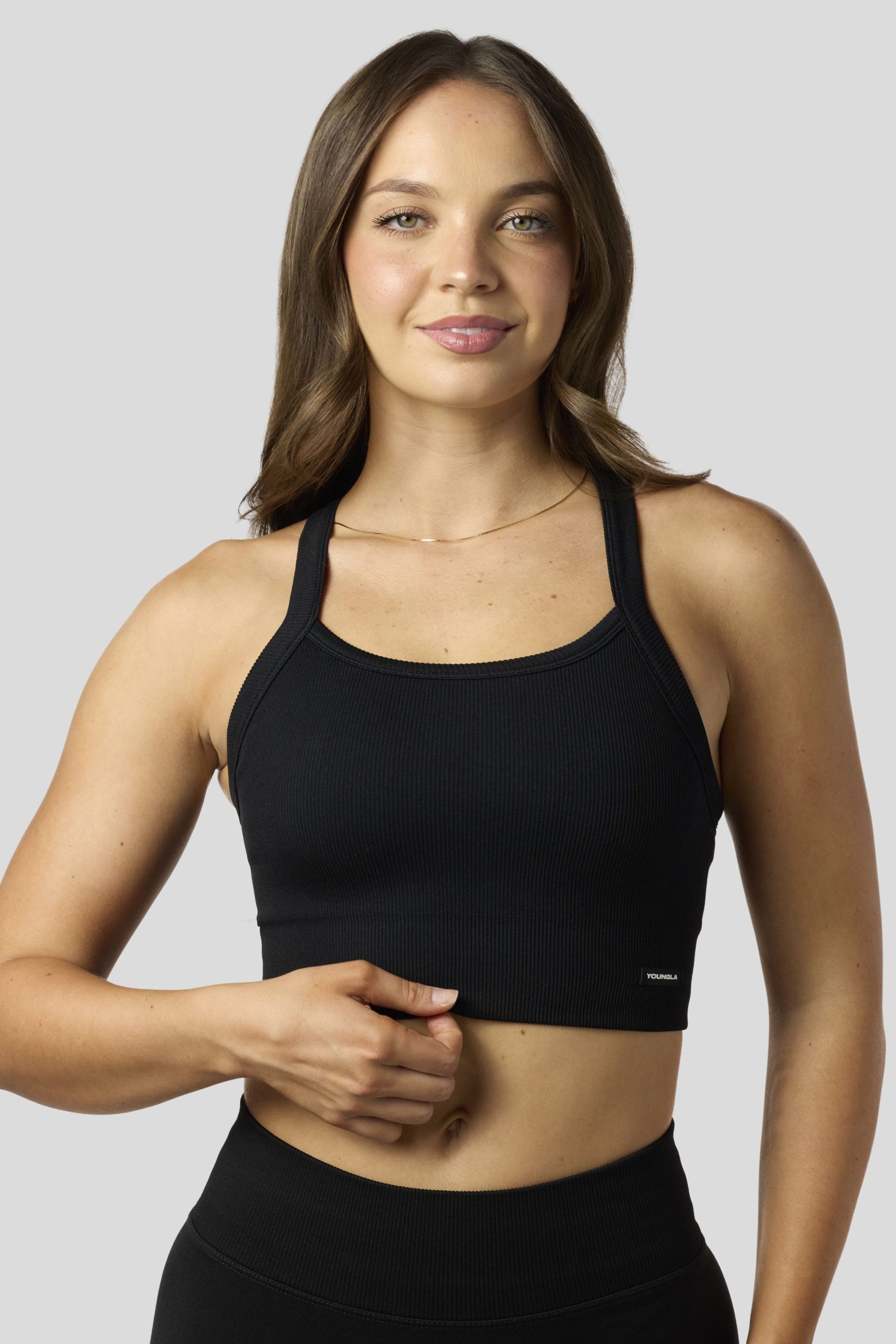 W3147 - Pulse Seamless Racerback Crop Tank - Image 8